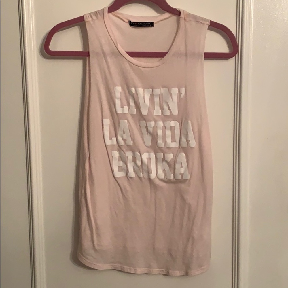 Rock Rose muscle tee